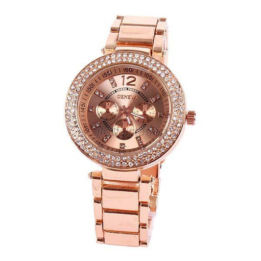 Rhinestone Wristwatch - Multiple Colors