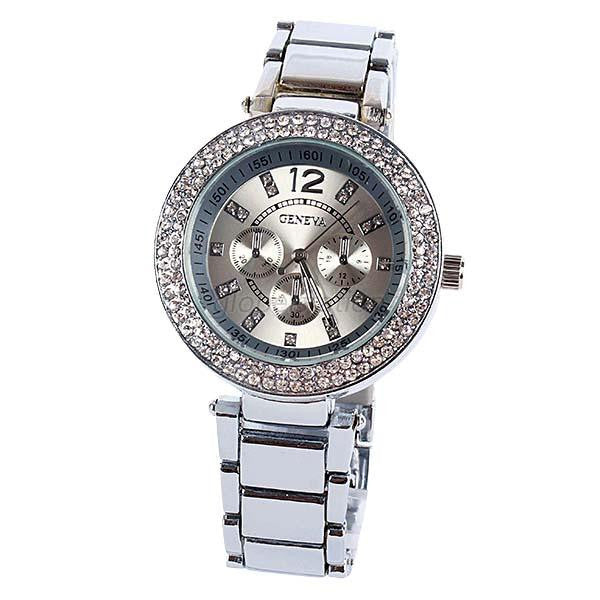 Rhinestone Wristwatch - Multiple Colors