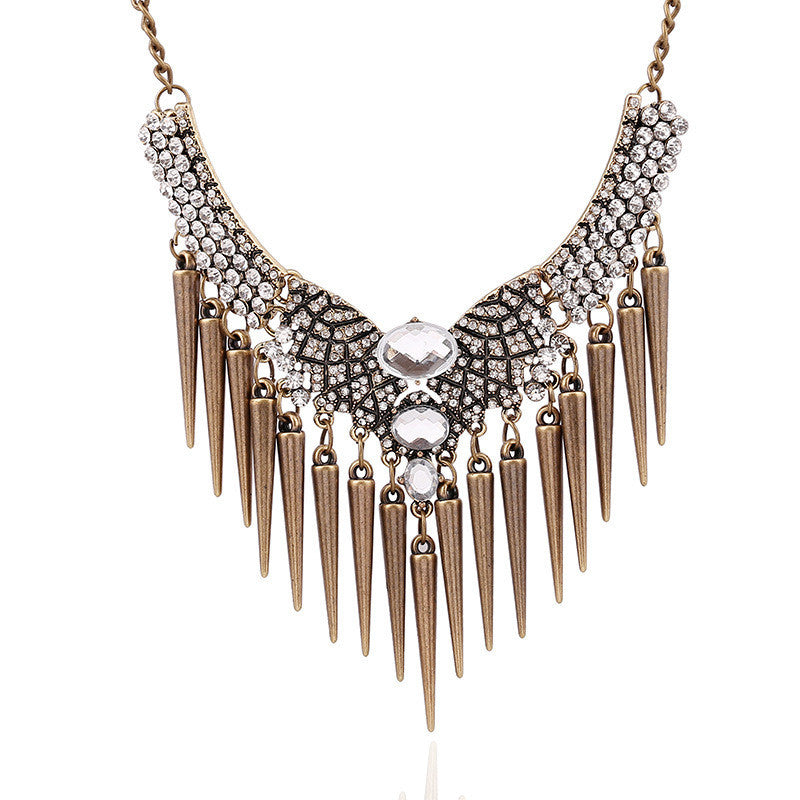 Accessories Bisque Waterfall Necklace - Two Colors
