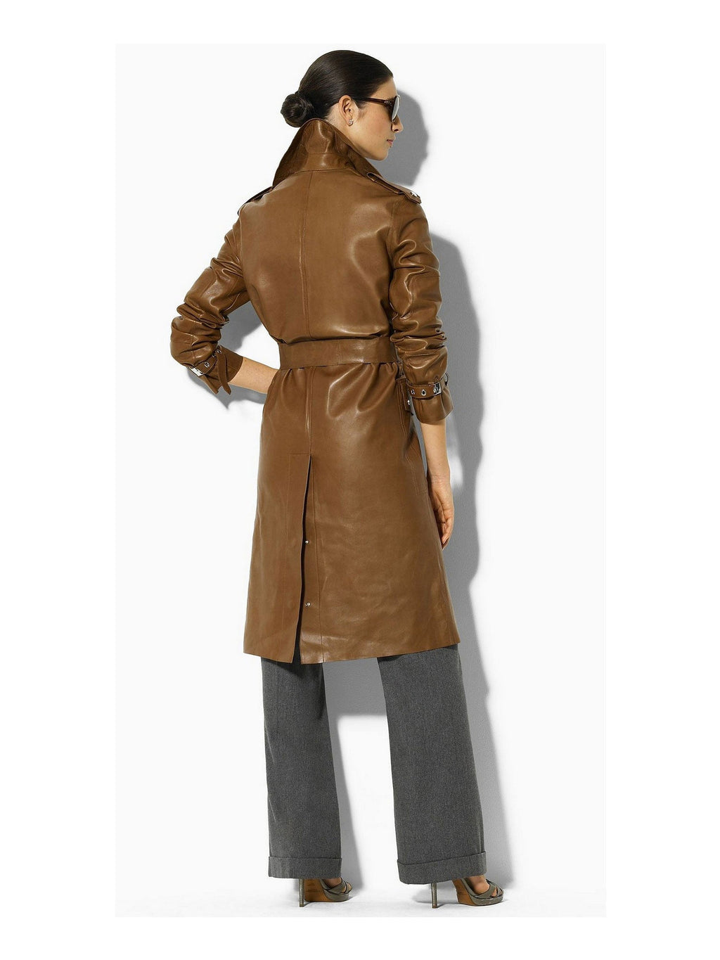 annabelle-demo1 Leather Coat Coats