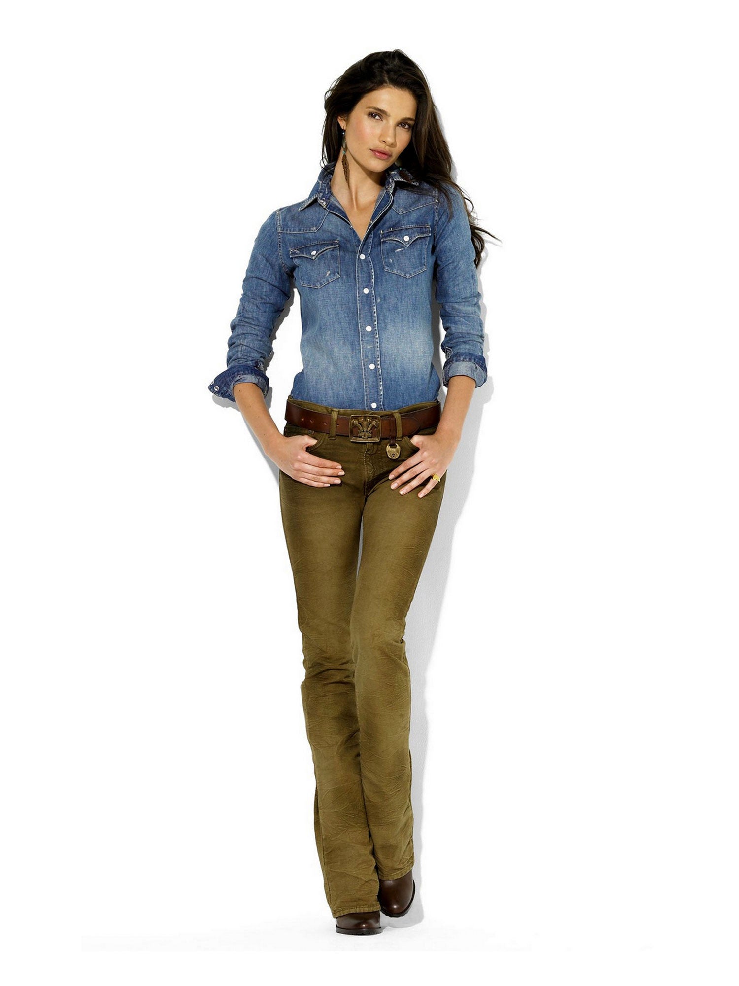 Denim Shirt ---- Denim Shirt Shirts -- annabelle-demo1 -- XS / Denim -- -- A987333